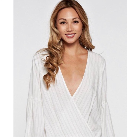 lovestitch Tops - YARN DYE STRIPED LONG SLEEVE TOP